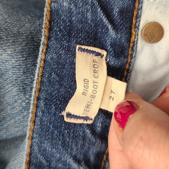 Madewell Rigid Demi Boot Crop Jeans with Vintage Wash - Picture 12 of 13